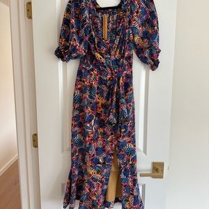 Saloni printed dress